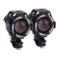 Phare LED U7 coloré pour moto électrique, projecteur laser à faisceau puissant, ultra-lumineux 1280V 4000LM
