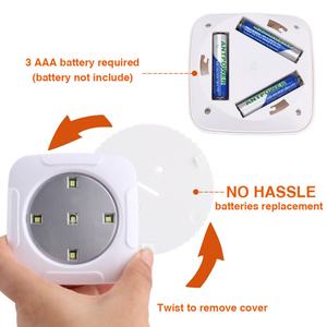 Ensemble de lumières LED sans fil avec télécommande, alimentées par piles, pour éclairage nocturne sous les armoires - Product Image 3