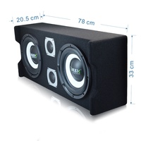 Subwoofer para Auto TANBX OEM, Caja de Subwoofer con Bajos Potentes de 12 Pulgadas, Altavoz de 1800W, Subwoofer Activo Doble para Auto