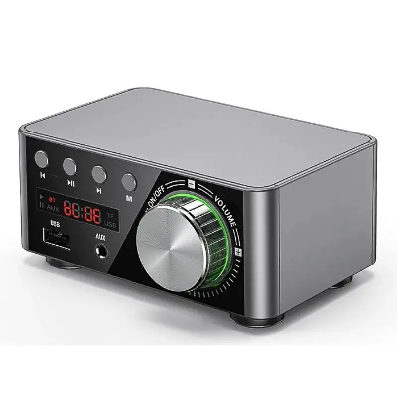 HIFI 5.0 Power CB01 Minidamp Verstärker U-Disk TF-Karte Wiedergabeton Stereo-Leistungsverstärker für Bluetooth