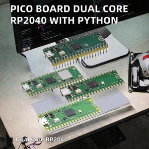 Carte de développement Pico compatible, double cœur RP2040 avec communication USB, module à montage en surface entièrement équipé, compatible Python - Product Image 2