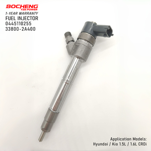 Injecteur de carburant Common Rail 0445110255 Injecteur diesel 0445110256 33800-2A400 338002A400 pour Hyundai Kia 1.5 1.6 CRDi D4FA D4FB - Product Image 1
