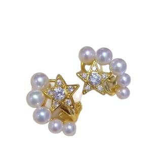 ต่างหูคริสตัลแฟชั่นประดับมุก DIY เงินแท้ S925 รุ่น 22633 ขนาด 3-5 มม. พร้อมฐานรองสำหรับติดต่างหูแบบหลายเม็ด - Product Image 2