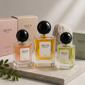 Aikun - Eau de Parfum de Larga Duración con Etiqueta Privada, Botella con Tapa Esférica Negra de Lujo, para Marcas de Fragancias de Moda, OEM, ODM - Product Image 3
