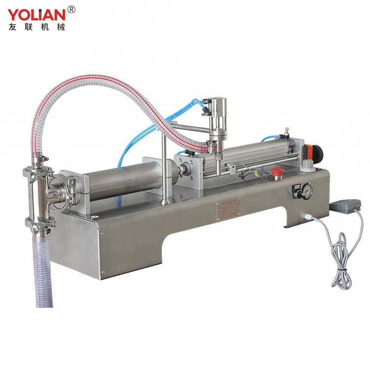 G1WYD полуавтоматическая пневматическая машина для наполнения жидкого мыла 100 мл машина для розлива бутылок с жидким моющим средством