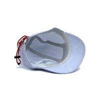 Casquette de baseball 6 panneaux respirante à séchage rapide pour l'été, style hip-hop, en maille, à bord plat, réglable, pour le sport, l'alpinisme et la course à pied