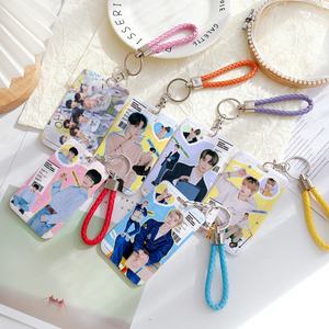 Porta Tarjetas <span class=keywords><strong>de</strong></span> Identificación <span class=keywords><strong>de</strong></span> Plástico ABS con Diseño Personalizado por Sublimación, Funda Protectora para Tarjetas Kpop, Llavero con Colgante <span class=keywords><strong>de</strong></span> Tarjeta <span class=keywords><strong>Venom</strong></span> Rosa - Product Image 3