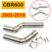 CHMotor - Accessoires de tuyau de liaison intermédiaire d'échappement de moto - Système d'échappement pour Honda CBR600RR CBR 600RR CBR 600 RR 2005 -2017 2018