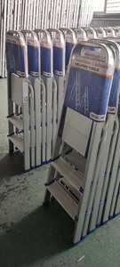 Nhà sản xuất trực tiếp ba bước có thể gập lại thang cho hộ gia đình hàng ngày sử dụng thuận tiện mang theo thiết kế hiện đại - Product Image 2