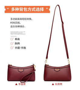 Sac à bandoulière de luxe pour femme en cuir PU matelassé, sac à main et pochette de créateur, sac bandoulière tendance - Product Image 4