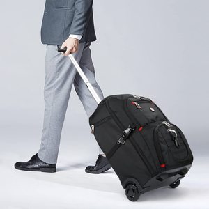 2-en-1 meilleur grand <span class=keywords><strong>sac</strong></span> à dos de voyage à <span class=keywords><strong>roulettes</strong></span> léger de 45L avec <span class=keywords><strong>roulettes</strong></span> pour hommes femmes - Product Image 2