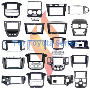 Garniture de tableau de bord GPS Fascia Simple Soft 9 pouces Radio Android pour Toyota Corolla 2009-2012 Kit de garniture d'installation