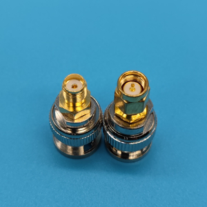 PCB 및 RF 적용용 SMA ~ BNC 시리즈 어댑터용 사각 플랜지가 있거나 없는 스테인리스 스틸 하우징 - Product Image 2