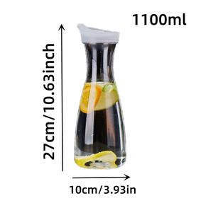 Jarra de Agua Apilable de Plástico Transparente al por Mayor, Jarra para Bebidas Frías con Logotipo Personalizado para Bares y Restaurantes, Venta al por Mayor para Barbacoas y Campamentos - Product Image 5