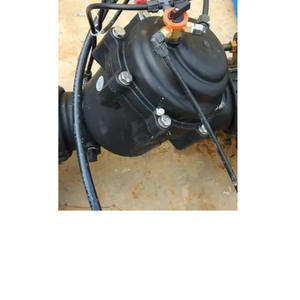 Válvula reductora de presión Zanchen de 6 pulgadas de alto flujo, serie BM, con solenoide eléctrico y manual para riego inteligente - Product Image 1