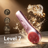 Nasen-Tiefenreinigungs-Elektro-Gesichtsbürste 2-in-1 Gesichtsreiniger und Massagegerät IPX7 Wasserdicht Tragbar Silikon für Haushalt & Auto