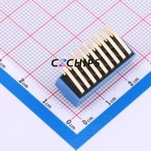 DA-09-B DIP Switch Through hole Component (THT) Switch 9-Bit 2.54mm Blue - Product Image 2