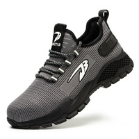Vente chaude hommes et femmes été chaussures de sécurité industrielle protection respirant travail botte acier orteil anti-dérapant baskets décontractées
