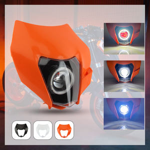 Pour KTM EXC LED plaque de phare Moto carénage Supermoto Motocross accessoires pour <span class=keywords><strong>SX</strong></span> Duke <span class=keywords><strong>125</strong></span> 250 300 450 Dirt Bike <span class=keywords><strong>Enduro</strong></span> - Product Image 3