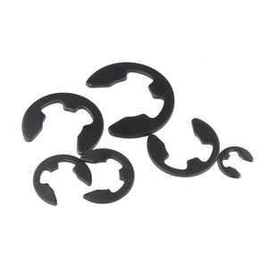 Anillo de Retención Tipo <span class=keywords><strong>E</strong></span> de Acero al Carbono al por Mayor, <span class=keywords><strong>Clip</strong></span> <span class=keywords><strong>E</strong></span> de 2-15 mm DIN 6799, Zinc Negro, Alta Resistencia, Anillo de Retención Interno/Externo para Eje DQ-16 - Product Image 3