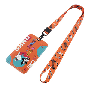 Bán Buôn Dây Buộc Với Logo Tùy Chỉnh In Hãng Hàng Không Dây Buộc Chủ Thẻ Id Made Số Lượng Lớn Polyester Điện Thoại Vui Phim Hoạt Hình Dây Buộc - Product Image 3