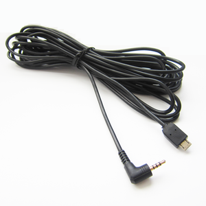 Cavo Jack ad Angolo Retto da Stereo a Micro B <span class=keywords><strong>USB</strong></span> 5P <span class=keywords><strong>AUX</strong></span>, Cavo Personalizzato per Stereo Android 2.5MM 4 Poli/Personalizzato Rohs - Product Image 4