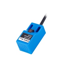 Sonda Inductiva Cuadrada de Montaje Empotrado PNP Normalmente Abierta, Diseño de Tres Cables para Detección de Metales en Maquinaria Industrial