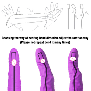 S-HANDE gスポットバイブレーター安全シリコーンシミュレーションデバイス回転ディルドバイブレーター女性オナニーとカップルセックス - Product Image 6