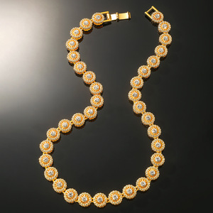 สร้อยคอร็อคชูการ์แบบเต็มเส้นสำหรับผู้ชาย สร้อยคิวบันเท่ๆ สไตล์เท่ๆ แฟชั่นทันสมัย สร้อยลี่จิง - Product Image 2