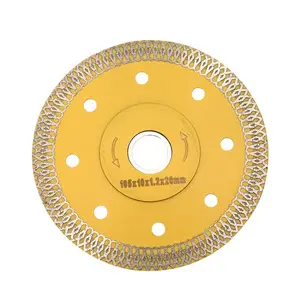 Tile Marble Cutting Disc Diamond Cutting Tools Mesh Thin Turbo Circular Saw Blade Mesh Blade