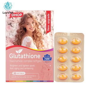 LUVVITA Groothandel Vrouwen Kruidensupplementen Glutathion Diep Witmakende Softgel Capsules Gemengde Bessen Smaak 30 Softgel Capsules - Product Image 1