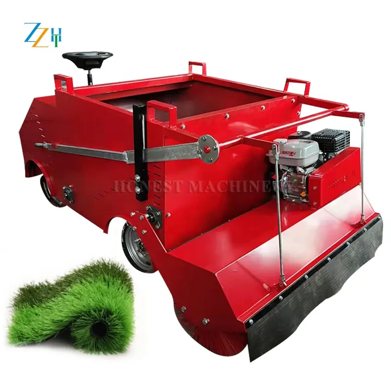 Elektrikli yapay çim fırça/çim süpürgesi fırça temiz sentetik çim/yapay çim fırça makinesi