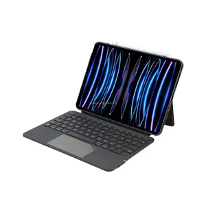 组合触摸板角度可调磁分离，带外壳10.9和11英寸无线键盘，适用于iPad平板电脑