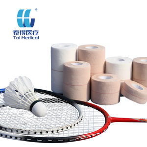 Offres Spéciales impression personnalisée 5cm x 4.5m EAB Bandage adhésif élastique ruban de sport pour animaux de compagnie OEM <span class=keywords><strong>Elastoplast</strong></span> ruban de cerclage en coton - Product Image 3