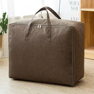 कस्टम ऑक्सफोर्ड फैब्रिक रजाई नमी-प्रूफ भंडारण बैग बड़े कपड़े धूल फिनिशिंग बैग सामान और यात्रा बैग आयोजक