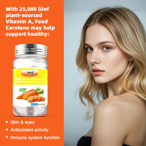 Pure natuurlijke bèta-caroteen <span class=keywords><strong>softgel</strong></span> <span class=keywords><strong>capsules</strong></span>, immuunversterkend voedingssupplement voor volwassenen, ondersteunt gezichtsvermogen en huidgezondheid, groothandel - Product Image 4