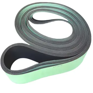 High strengthen Tc nylon base onveyor belt with tracking guide for textile machine