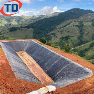 Bâche <span class=keywords><strong>de</strong></span> <span class=keywords><strong>bassin</strong></span> pour poissons 0,75 mm en PEHD, géomembrane barrière anti-racines <span class=keywords><strong>de</strong></span> bambou, 45 mil 60 mil, imperméable, pour l'aménagement des fermes d'algues - Product Image 3