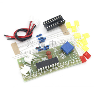 Lm3915 Audio Level Indicator <b>Kit</b> 10 Segment Display Through Hole <b>Diy</b> <b>Kit</b> For Audio Visualizer - Product Image 3