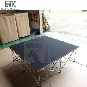 Easy Install 4x4ft Mobile Outdoor Event Concerts Stage Platform Folding Durable - Product Image 6