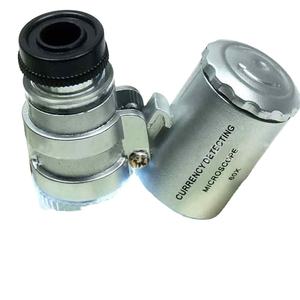<strong>Microscope</strong> Magnifying with <strong>2</strong> LEDs and UV Light Pocket Magnifier Loupe Zoom Tool - Product Image 4