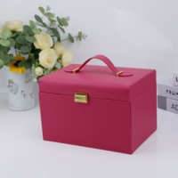 Boîte d'emballage personnalisée, boîte cadeau de luxe pour bijoux, tiroir coulissant avec cuir rouge vin, carton de luxe, emballage haut de gamme pour bijoux