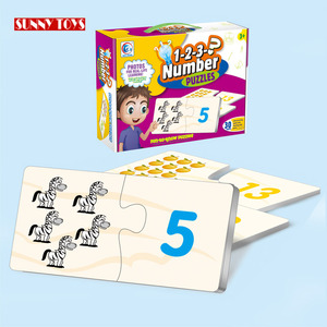 30 Pezzi Puzzle 3D Cartoon per Bambini, Esercizio di Matematica, Abbinamento, Puzzle in Cartone Riciclato per Bambini - Product Image 4