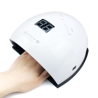 Lampe UV LED 2-en-1 pour les mains et les pieds, grand séchoir à ongles avec affichage numérique pour salon et usage domestique