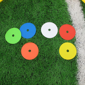 ActEarly Sports d'équipe Ballon de football Football Basketball Disques d'entraînement Points Sport Points Caoutchouc Agilité Cône plat - Product Image 5