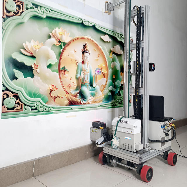 Automatic Multi-Color Inkjet 3D Designing for PVC New Condition Label Printer Indoor/Outdoor Wall Printing Machine