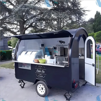 2025 nouvelle conception populaire chariot à crème glacée Mini chariot de nourriture avec cuisine mobile CE DOT entièrement équipée USA Standard
