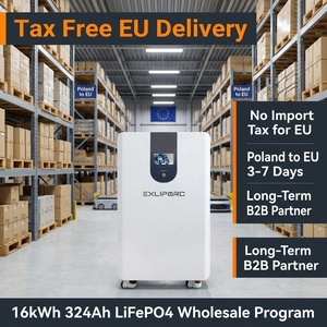 Tax Free EU 16kWh LiFePO4 Battery 51.2V 324Ah Poland Stock Long-Term B2B Partner Wholesale Distributor Solar Home <b>Storage</b> - Product Image 1
