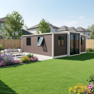 Maison portable 20 pieds 30 pieds 40 pieds extensible à double ailes, maison conteneur, chalet de vacances pour les week-ends - Product Image 6