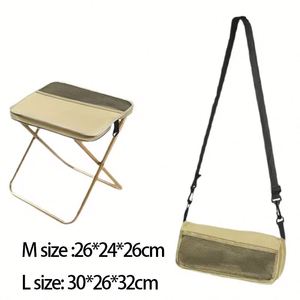 Outdoor Backpack Folding <b>Stool</b> Simple Portable Camping Sports Chair Fishing for Beach and Line up - Product Image 3